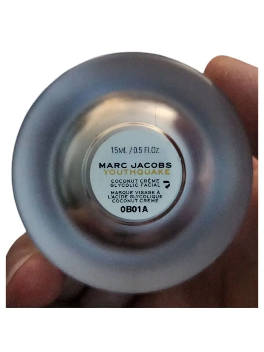 Marc Jacobs youthquake coconut cream glycolic facial mask 15 mL